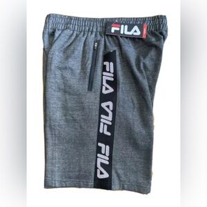 FILA Sport Fleece Modern Comfy Shorts Gray Men’s Size L 10” Inseam NWT